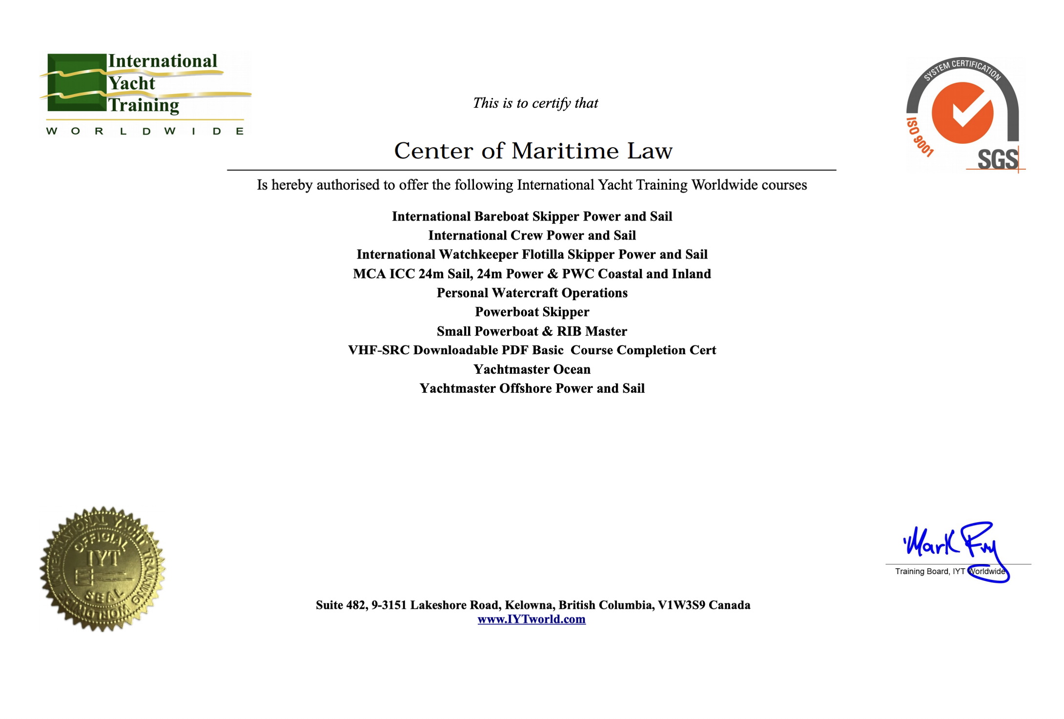 sertificate